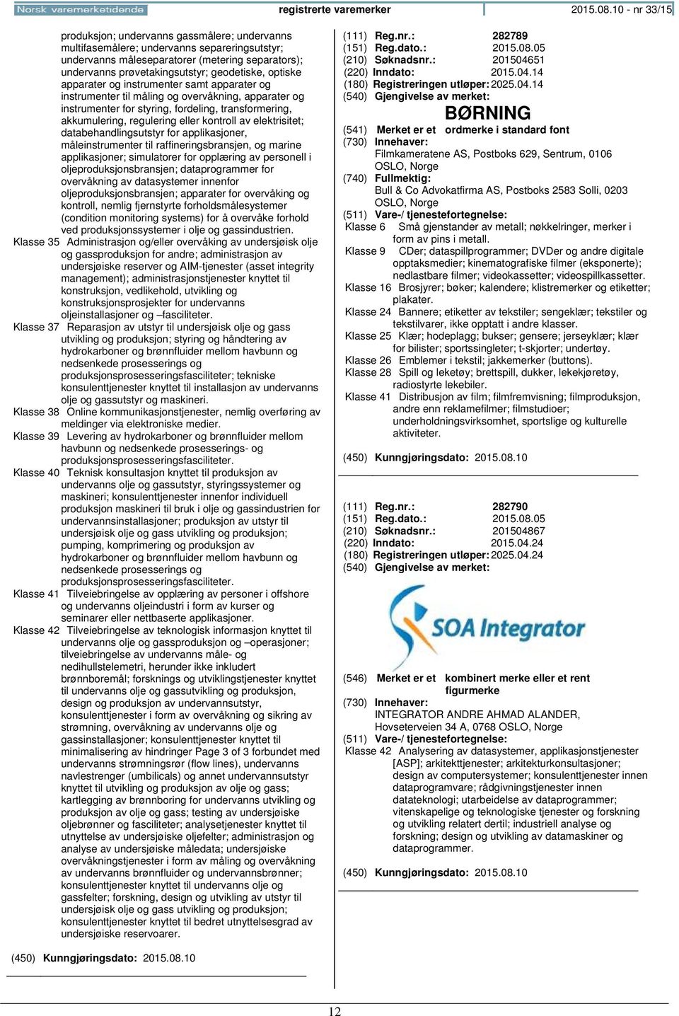 optiske apparater og instrumenter samt apparater og instrumenter til måling og overvåkning, apparater og instrumenter for styring, fordeling, transformering, akkumulering, regulering eller kontroll