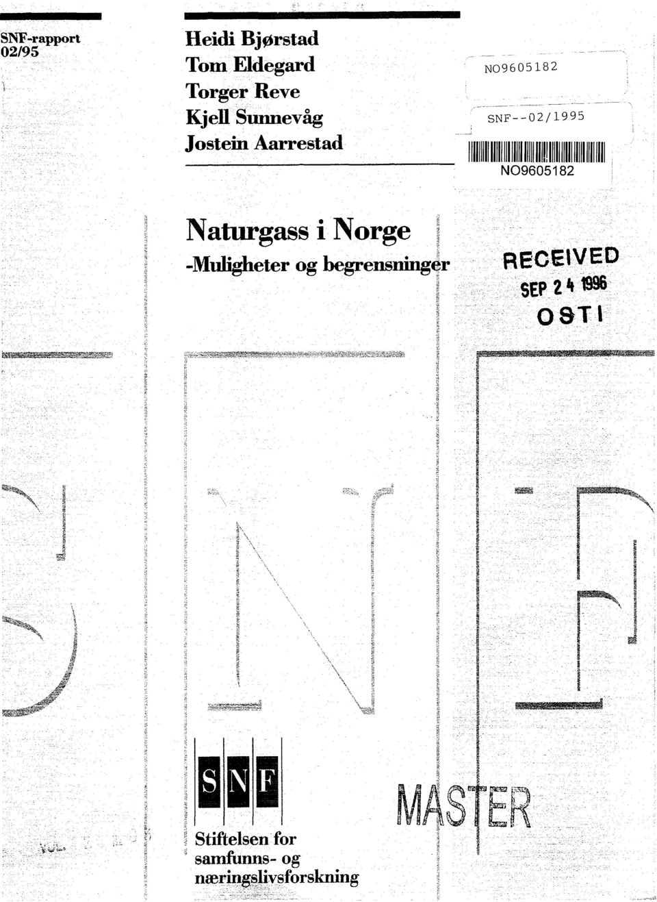 NO9605182 Naturgass i Norge -Muligheter og begrensniiigér