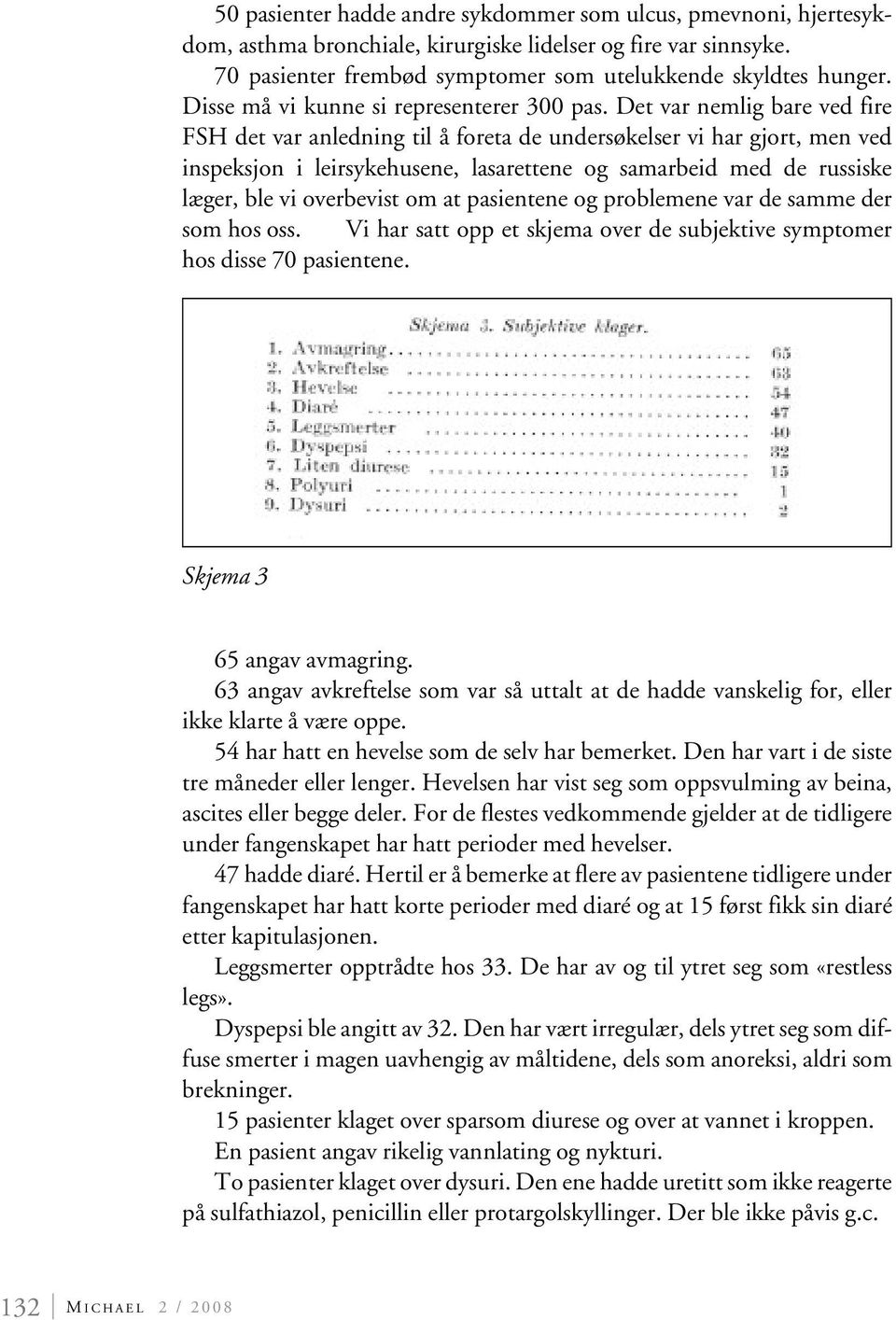 Det var nemlig bare ved fire FSH det var anledning til å foreta de undersøkelser vi har gjort, men ved inspeksjon i leirsykehusene, lasarettene og samarbeid med de russiske læger, ble vi overbevist