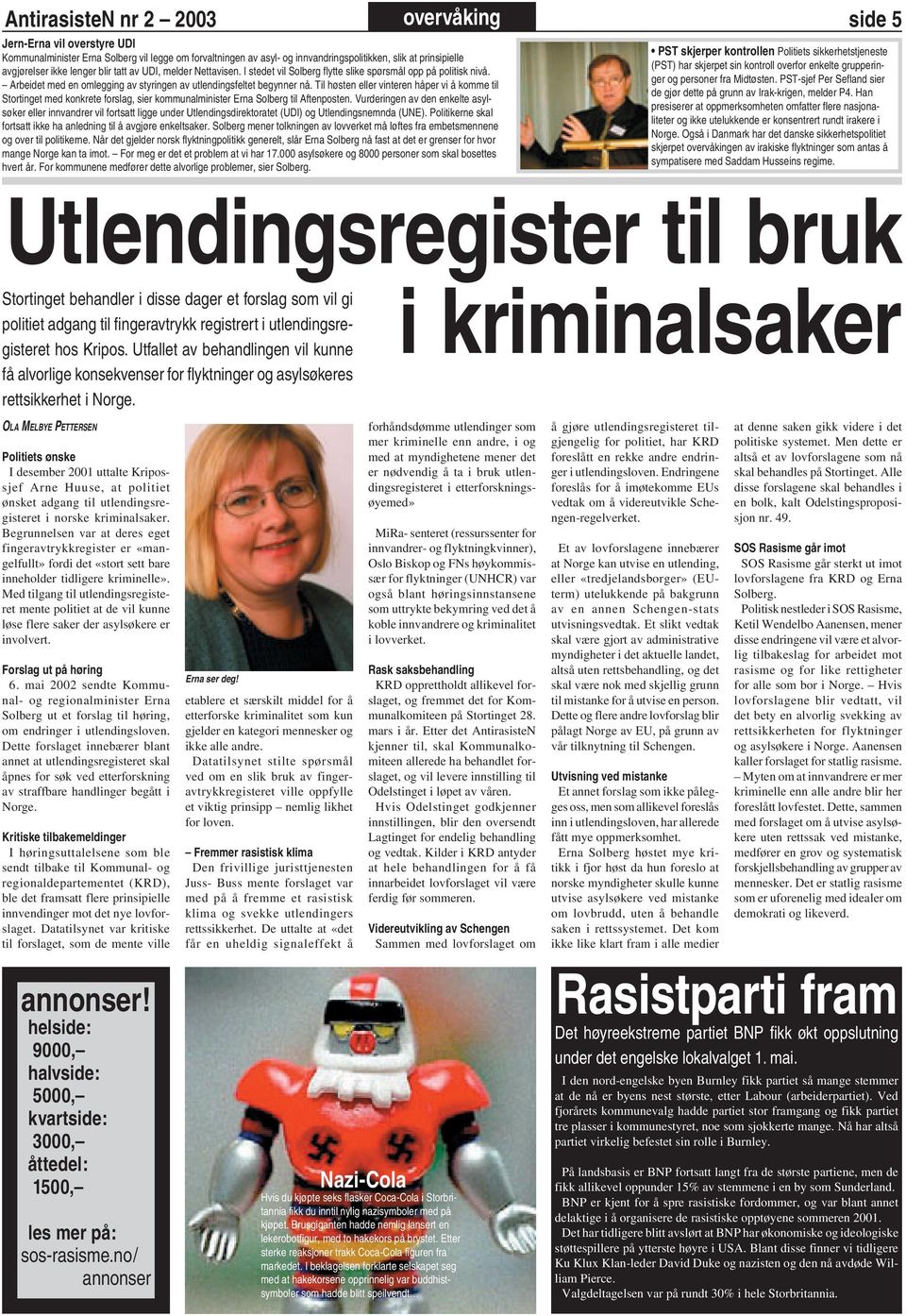 Til høsten eller vinteren håper vi å komme til Stortinget med konkrete forslag, sier kommunalminister Erna Solberg til Aftenposten.