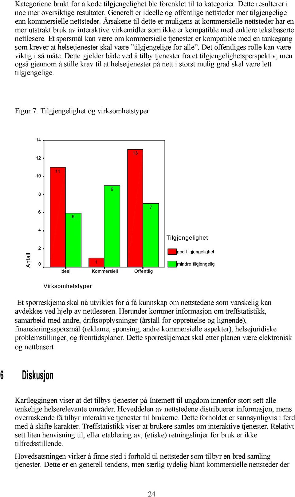 Årsakene til dette er muligens at kommersielle nettsteder har en mer utstrakt bruk av interaktive virkemidler som ikke er kompatible med enklere tekstbaserte nettlesere.