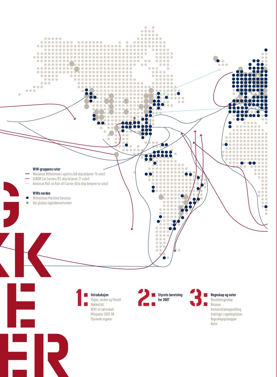 logistikknettverket Visjon, verdier og filosofi 1:Introduksjon Nøkkeltall WW i et nøtteskall Milepæler 2007-08 Styrende organer