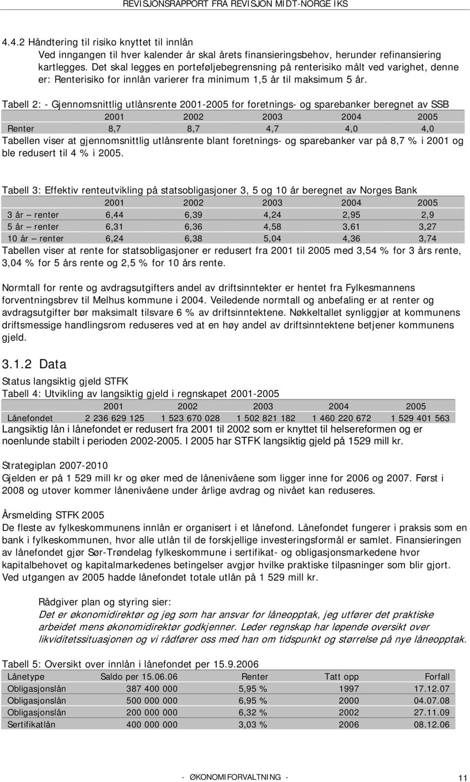 Tabell 2: - Gjennomsnittlig utlånsrente 2001-2005 for foretnings- og sparebanker beregnet av SSB 2001 2002 2003 2004 2005 Renter 8,7 8,7 4,7 4,0 4,0 Tabellen viser at gjennomsnittlig utlånsrente