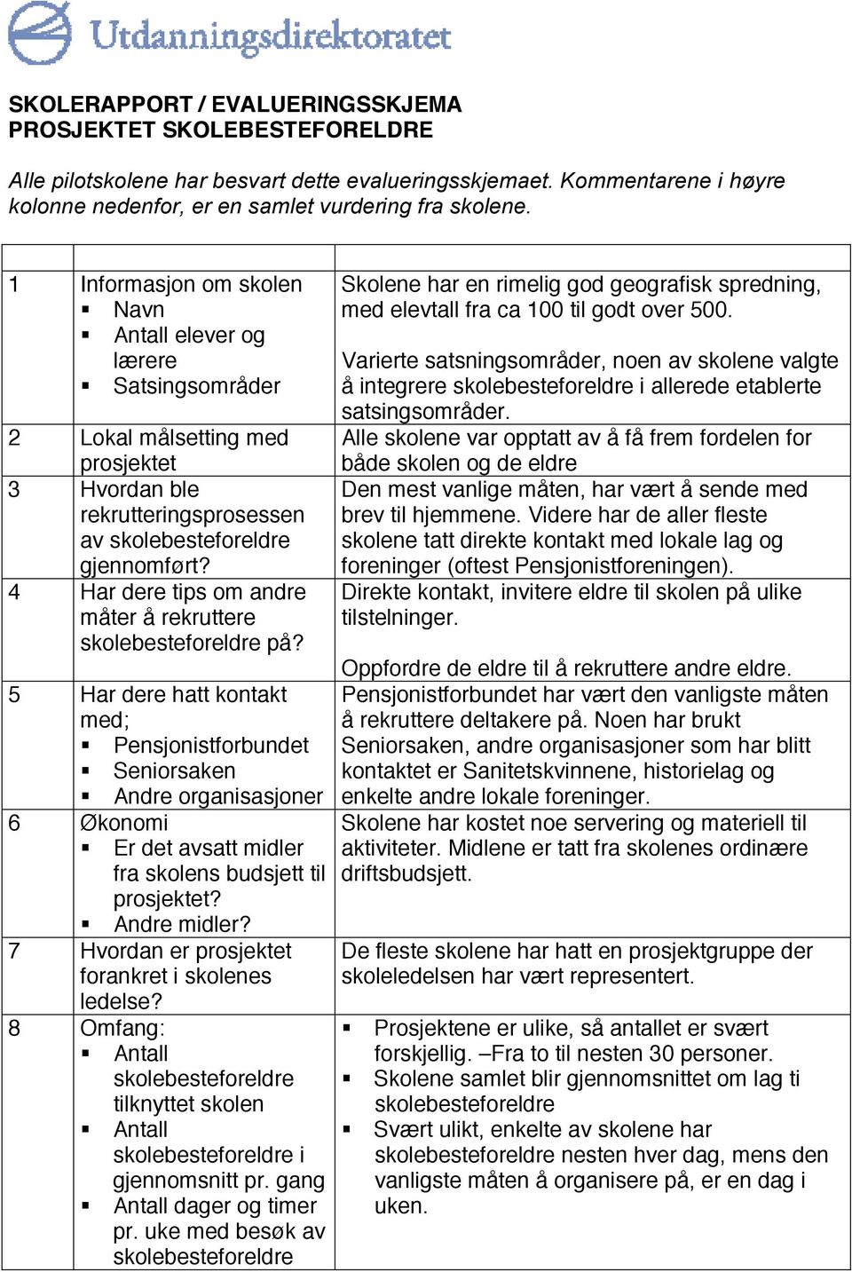 4 Har dere tips om andre måter å rekruttere skolebesteforeldre på?