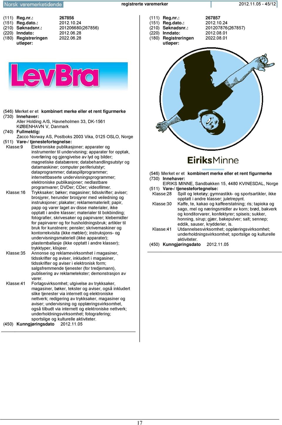 til undervisning; apparater for opptak, overføring og gjengivelse av lyd og bilder; magnetiske databærere; databehandlingsutstyr og datamaskiner; computer periferiutstyr; dataprogrammer;