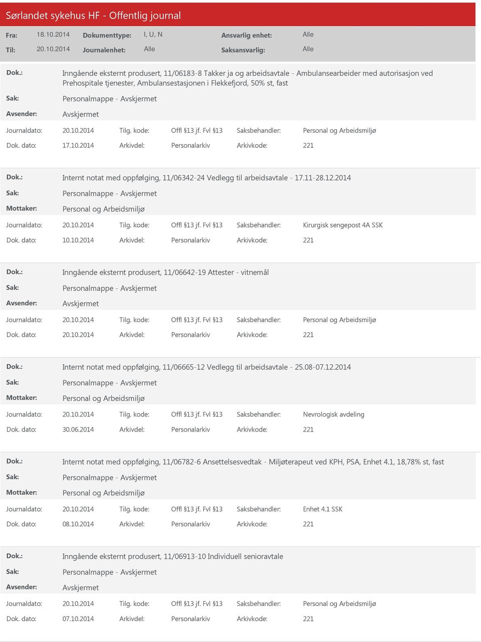 10.2014 Arkivdel: Personalarkiv Arkivkode: 221 Inngående eksternt produsert, 11/06642-19 Attester - vitnemål Dok.