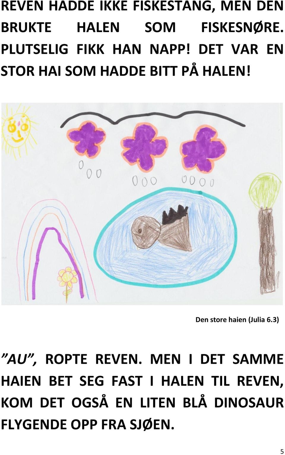 Den store haien (Julia 6.3) AU, ROPTE REVEN.