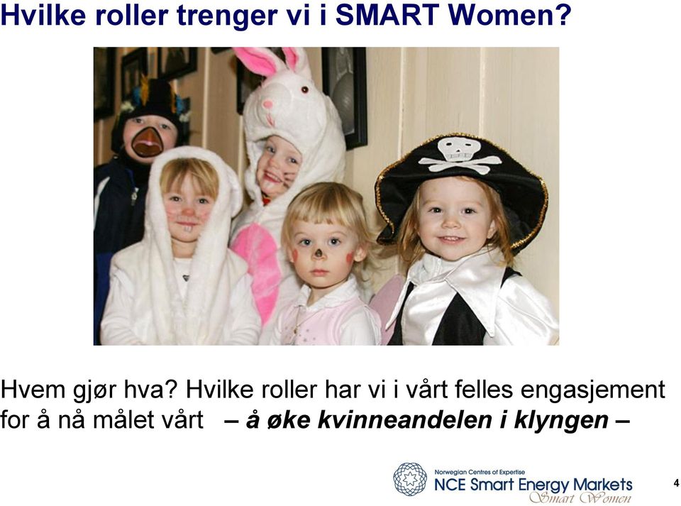 Hvilke roller har vi i vårt felles