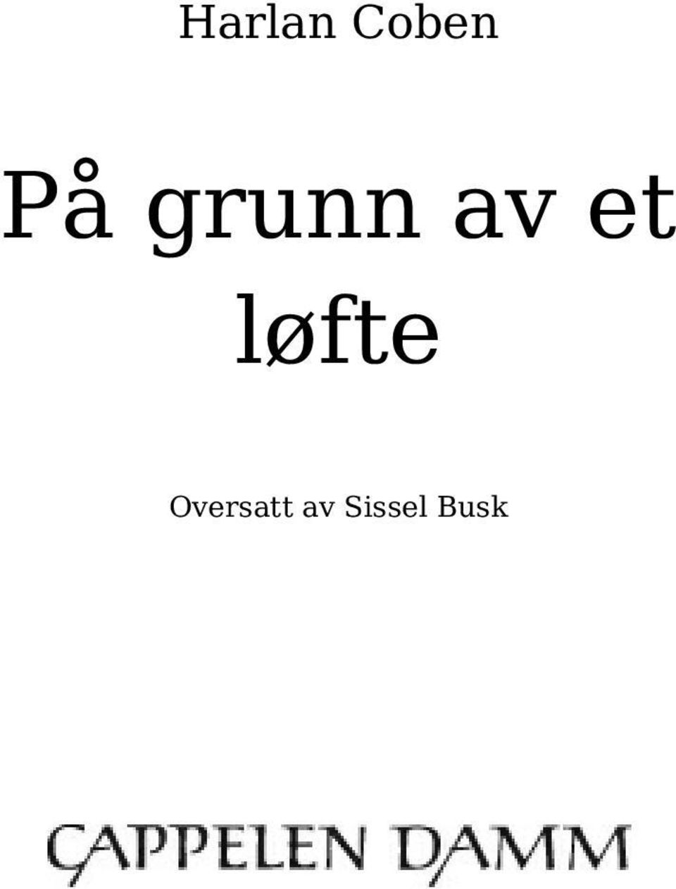 løfte Oversatt