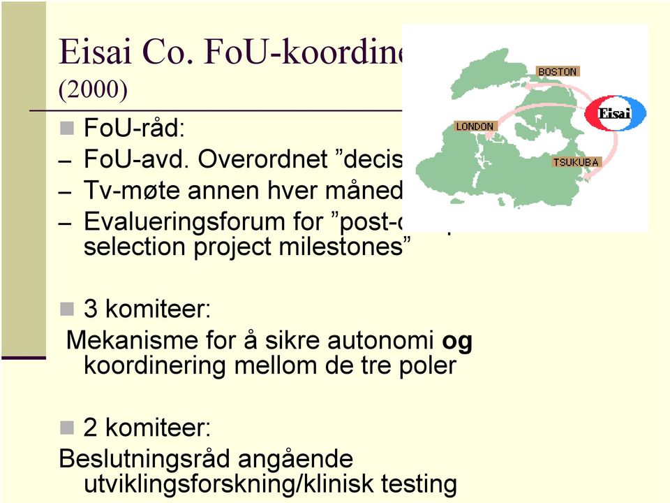 post-compound selection project milestones 3 komiteer: Mekanisme for å sikre