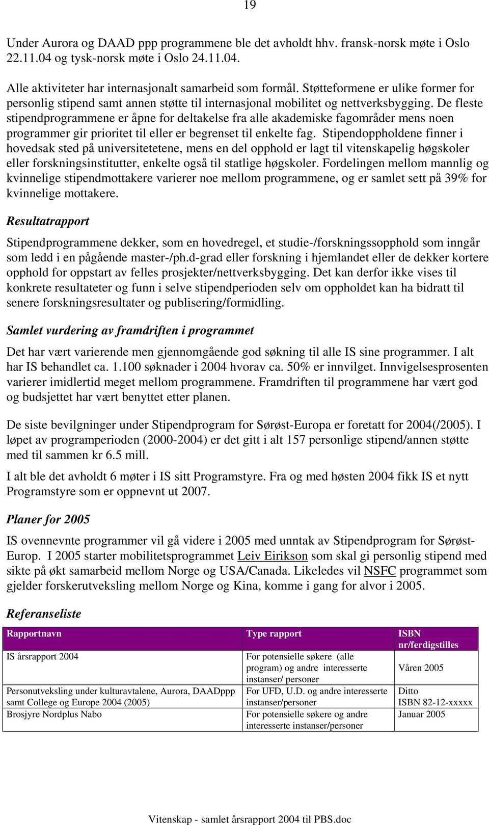 De fleste stipendprogrammene er åpne for deltakelse fra alle akademiske fagområder mens noen programmer gir prioritet til eller er begrenset til enkelte fag.