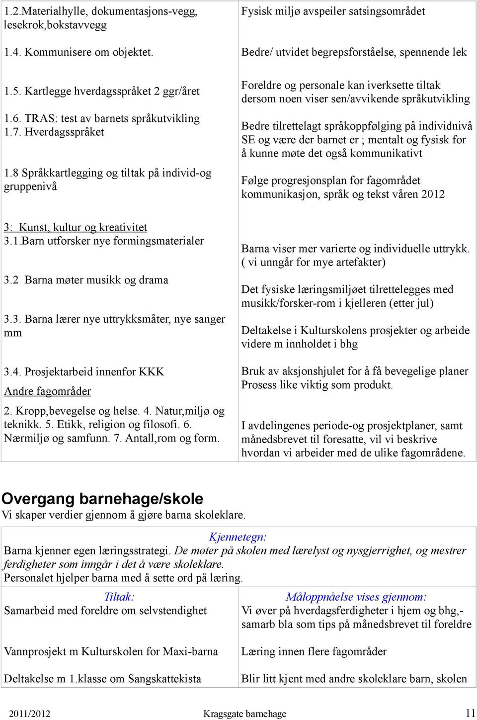 Hverdagsspråket Bedre tilrettelagt språkoppfølging på individnivå SE og være der barnet er ; mentalt og fysisk for å kunne møte det også kommunikativt 1.