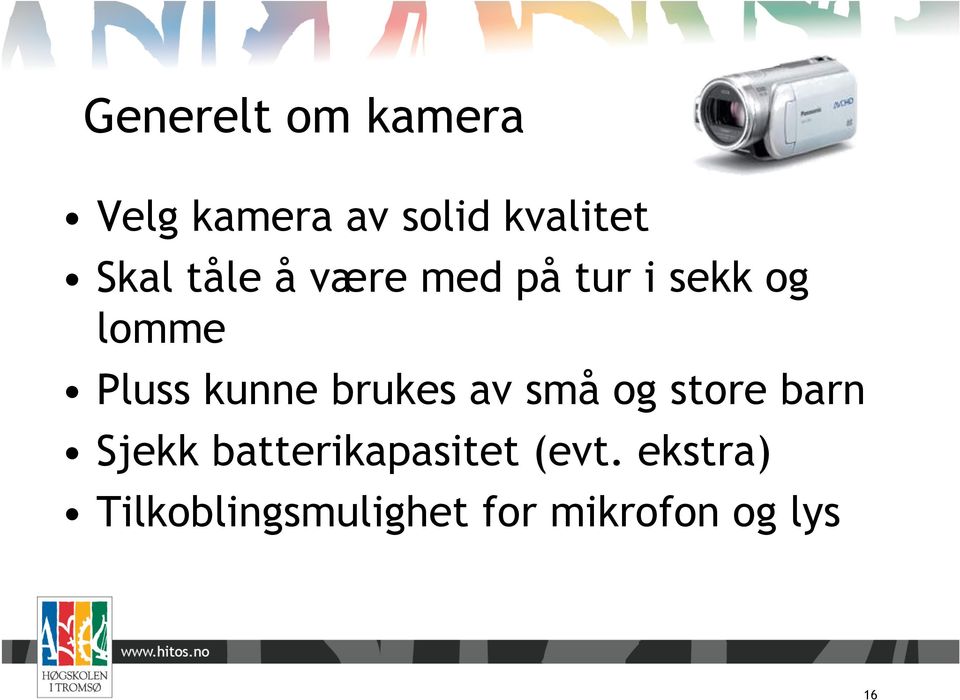 kunne brukes av små og store barn Sjekk