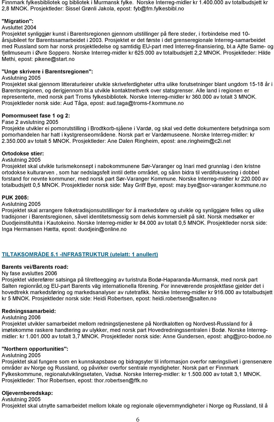 a Ajtte Same- og fjellmuseum i Øvre Soppero. Norske Interreg-midler kr 625.000 av totalbudsjett 2,2 MNOK. Prosjektleder: Hilde Methi, epost: pikene@start.