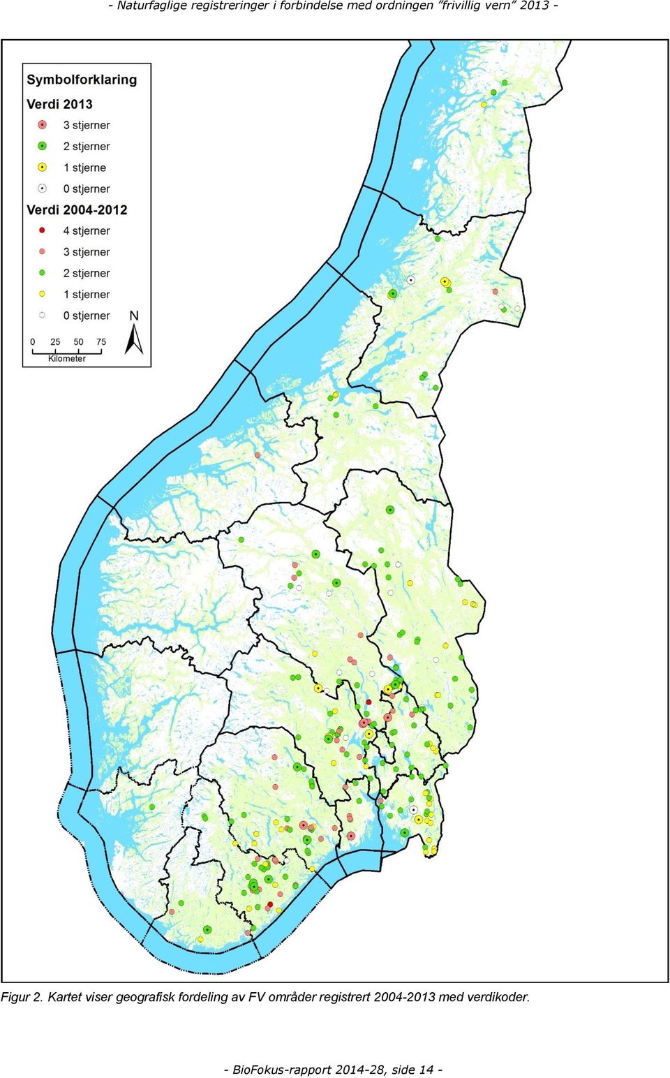 fordeling av FV områder