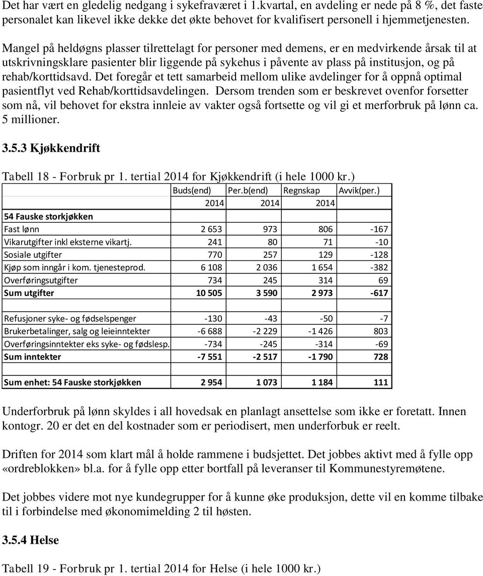 rehab/korttidsavd. Det foregår et tett samarbeid mellom ulike avdelinger for å oppnå optimal pasientflyt ved Rehab/korttidsavdelingen.