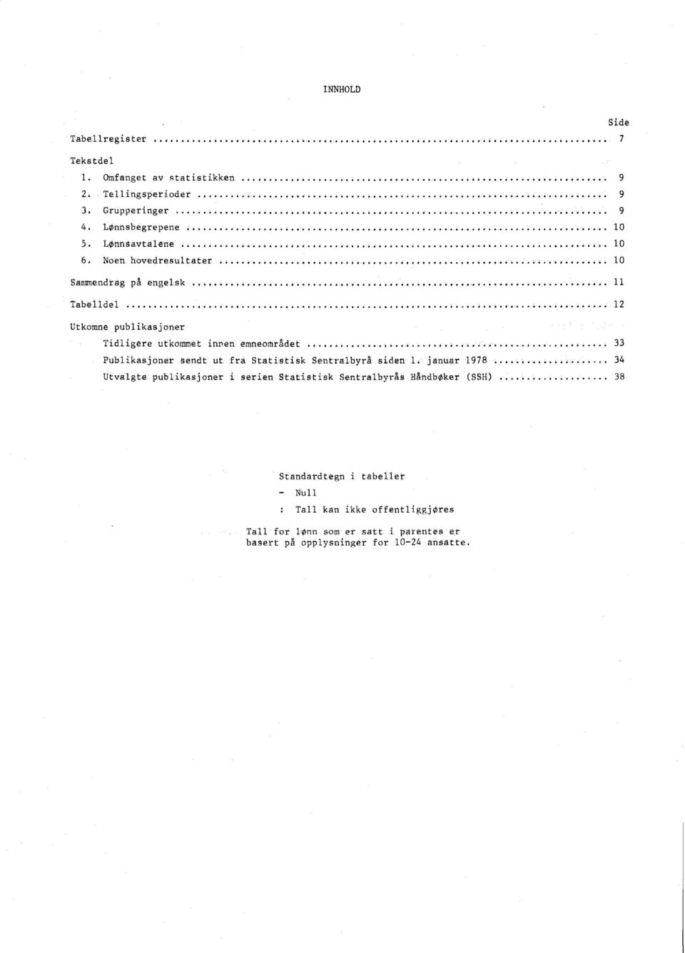 10 Sammendrag pa engelsk 11 Tabelldel.. 444 6...**4 6. *oodo 12 Utkomne publikasjoner Tidligere utkommet innen emneområdet Publikasjoner gendt ut fra Statistisk Sentralbyrå siden 1.