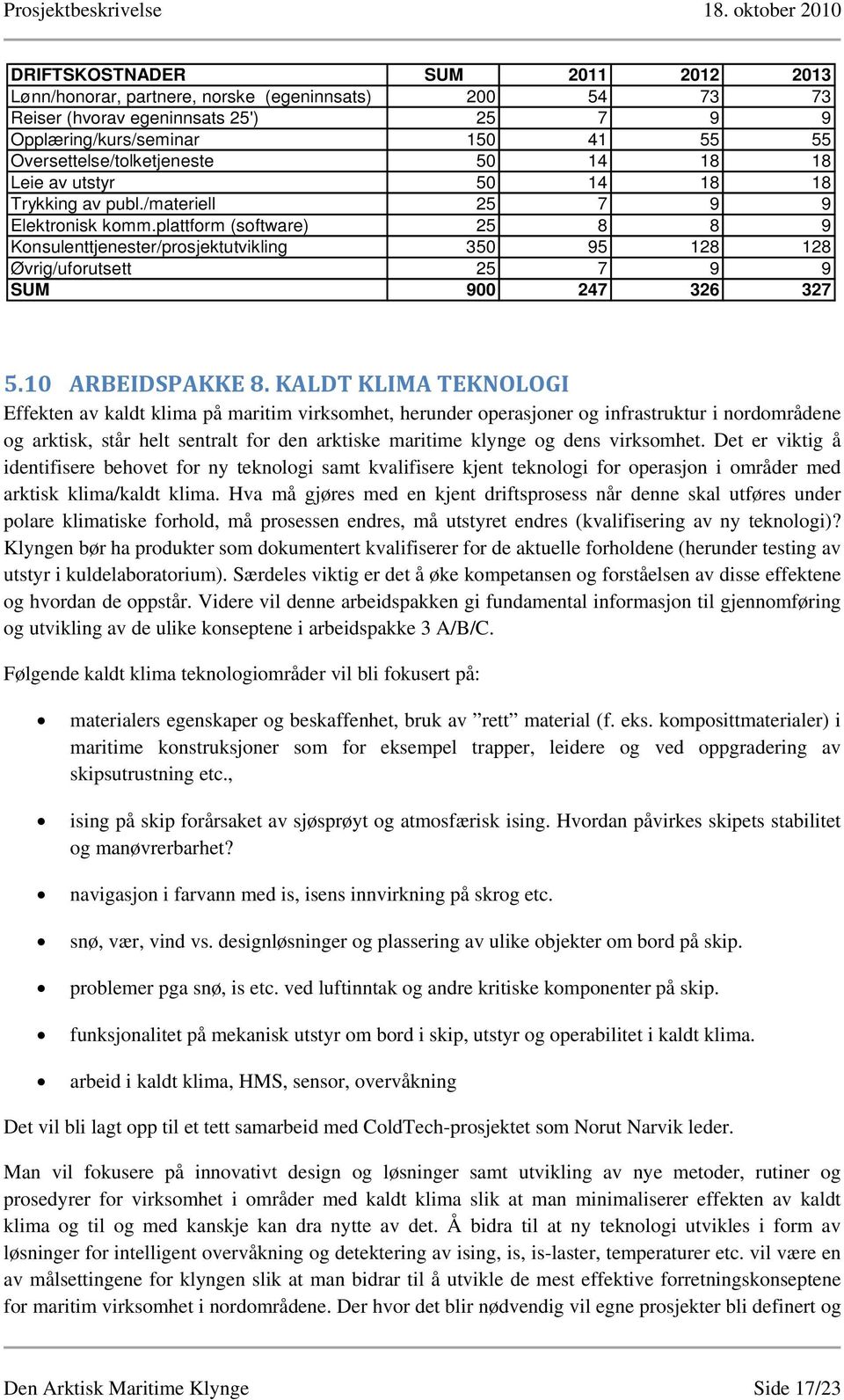 10 ARBEIDSPAKKE 8.