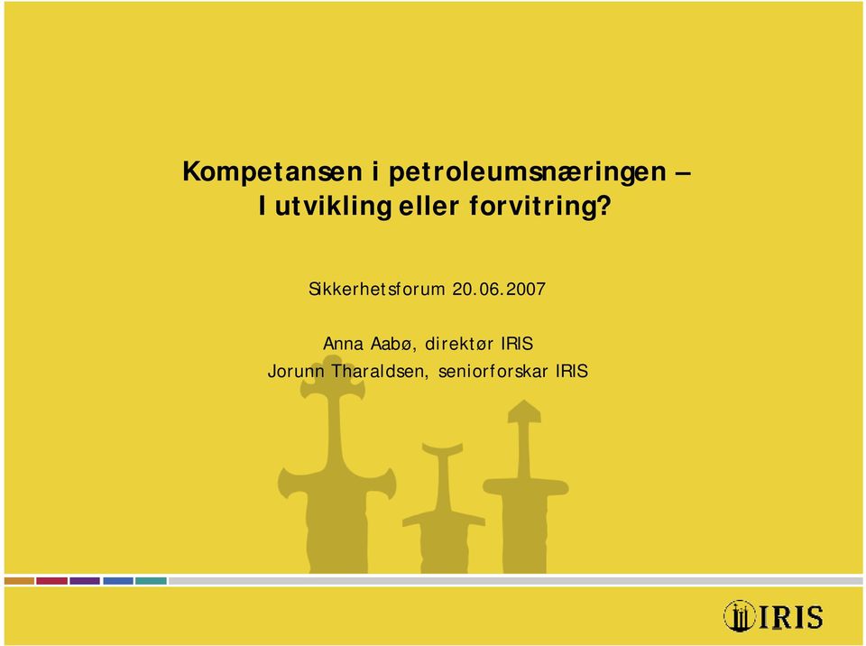 Sikkerhetsforum 20.06.