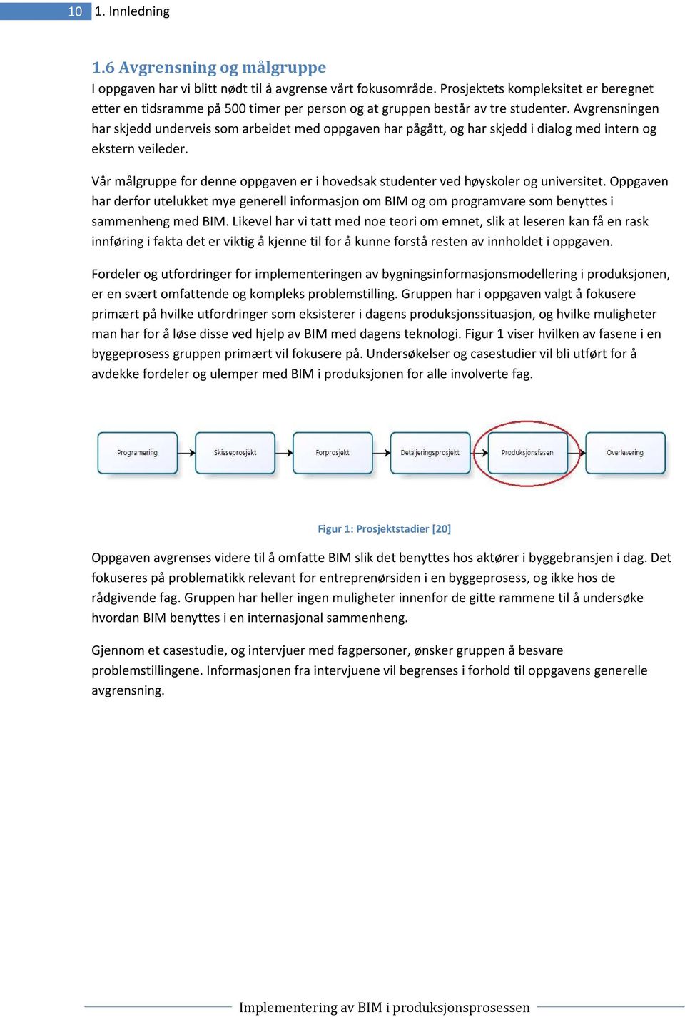 Avgrensningen har skjedd underveis som arbeidet med oppgaven har pågått, og har skjedd i dialog med intern og ekstern veileder.