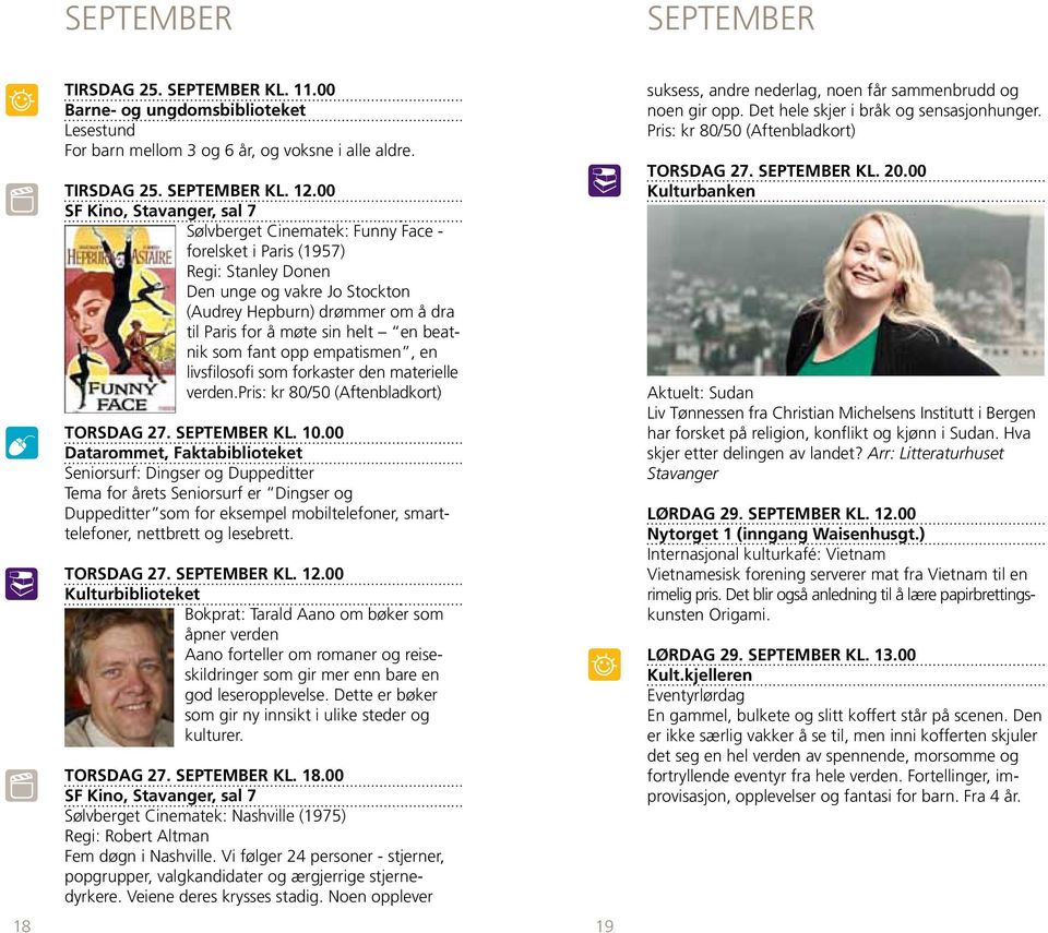 opp empatismen, en livsfilosofi som forkaster den materielle verden. Torsdag 27. september kl. 10.