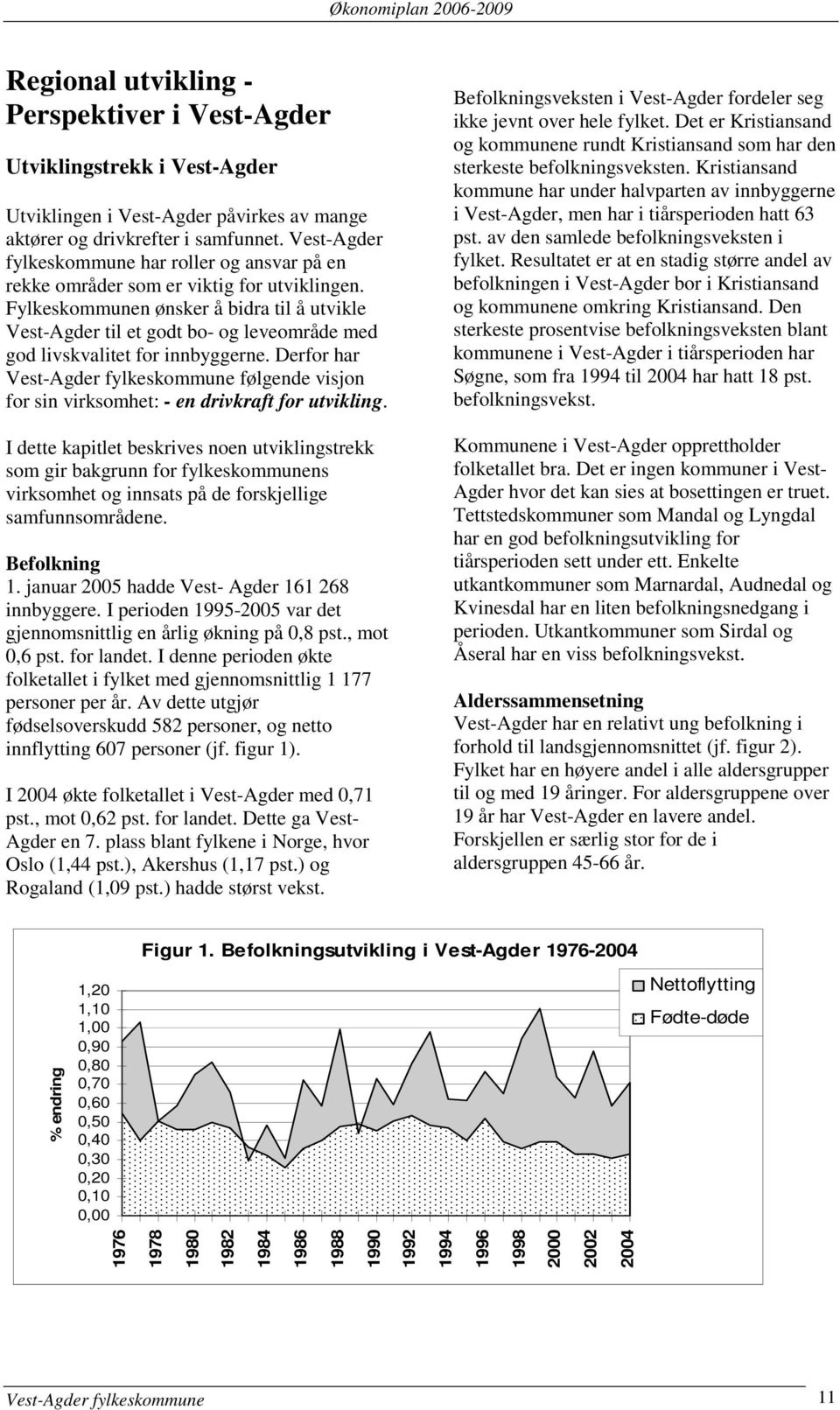 Fylkeskommunen ønsker å bidra til å utvikle Vest-Agder til et godt bo- og leveområde med god livskvalitet for innbyggerne.