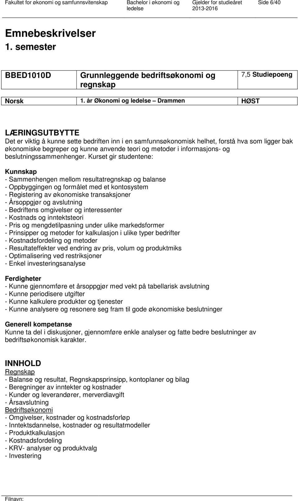 informasjons- og beslutningssammenhenger.