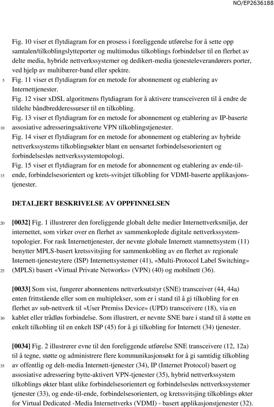 nettverkssystemer og dedikert-media tjenesteleverandørers porter, ved hjelp av multibærer-band eller spektre. Fig.