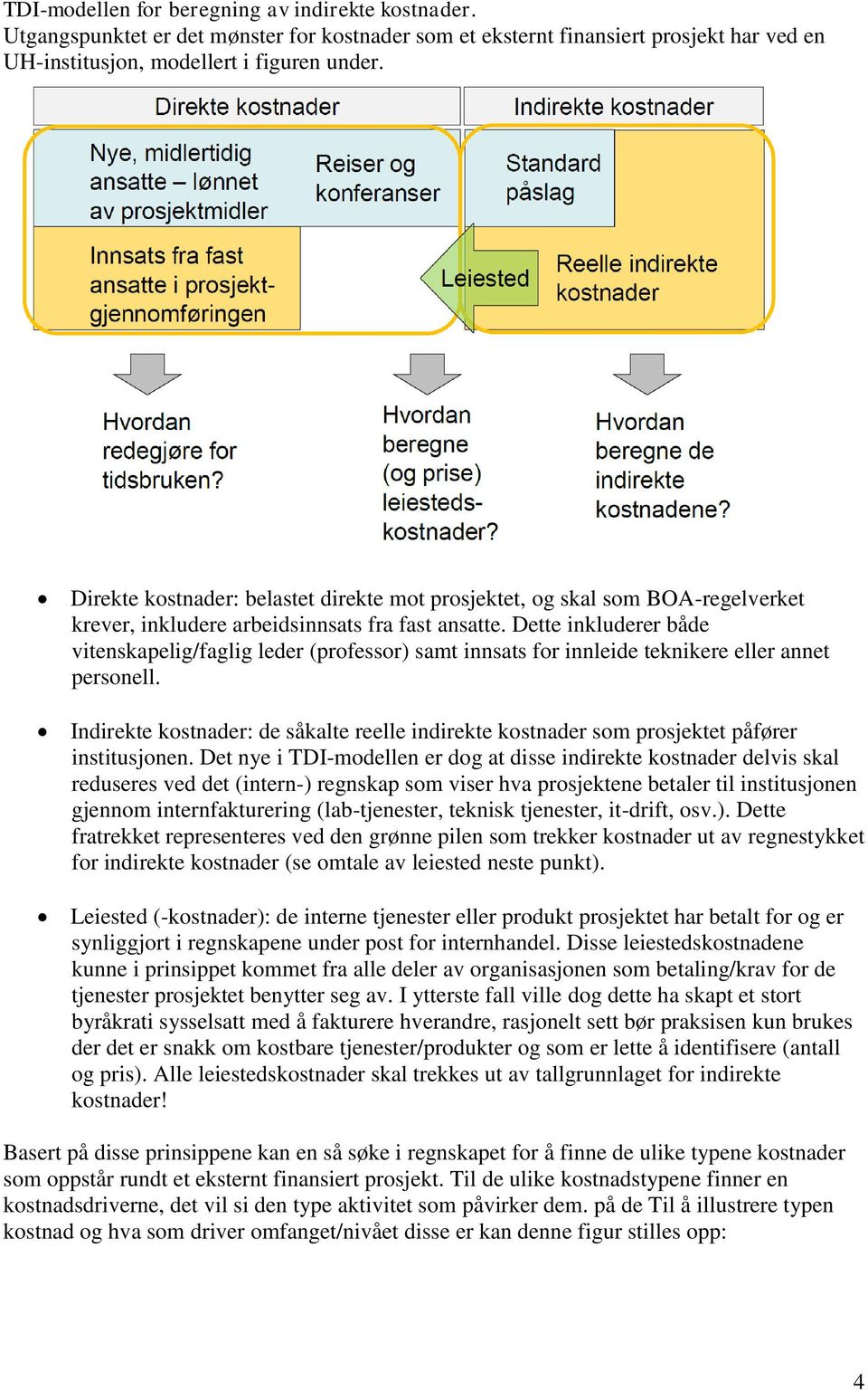 Dette inkluderer både vitenskapelig/faglig leder (professor) samt innsats for innleide teknikere eller annet personell.