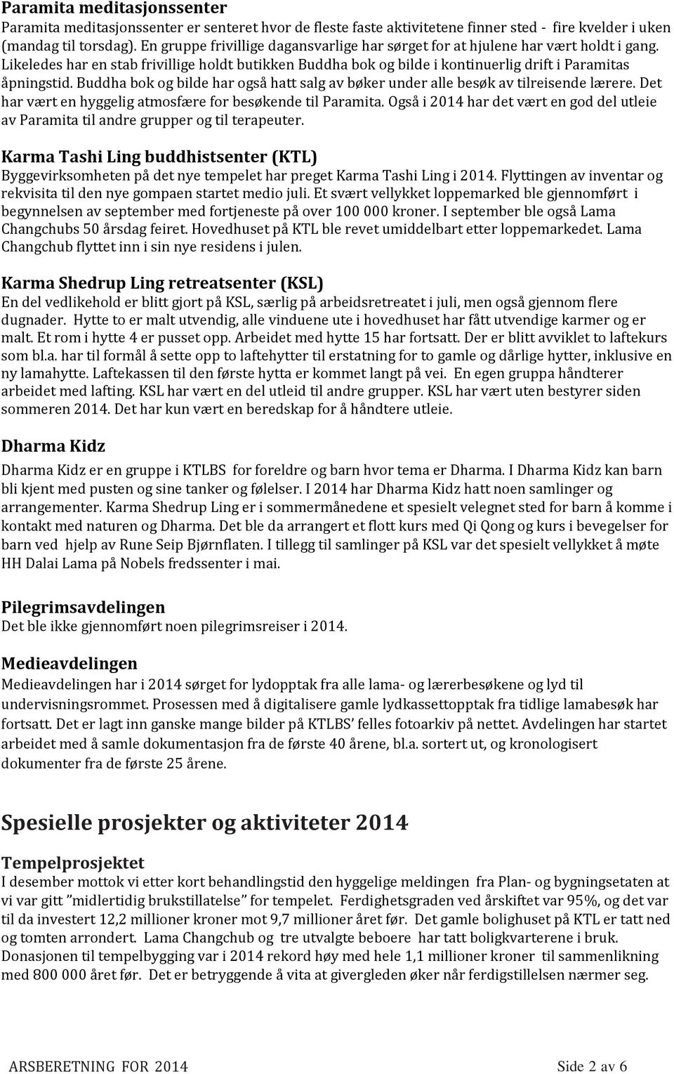 Buddha bok og bilde har også hatt salg av bøker under alle besøk av tilreisende lærere. Det har vært en hyggelig atmosfære for besøkende til Paramita.