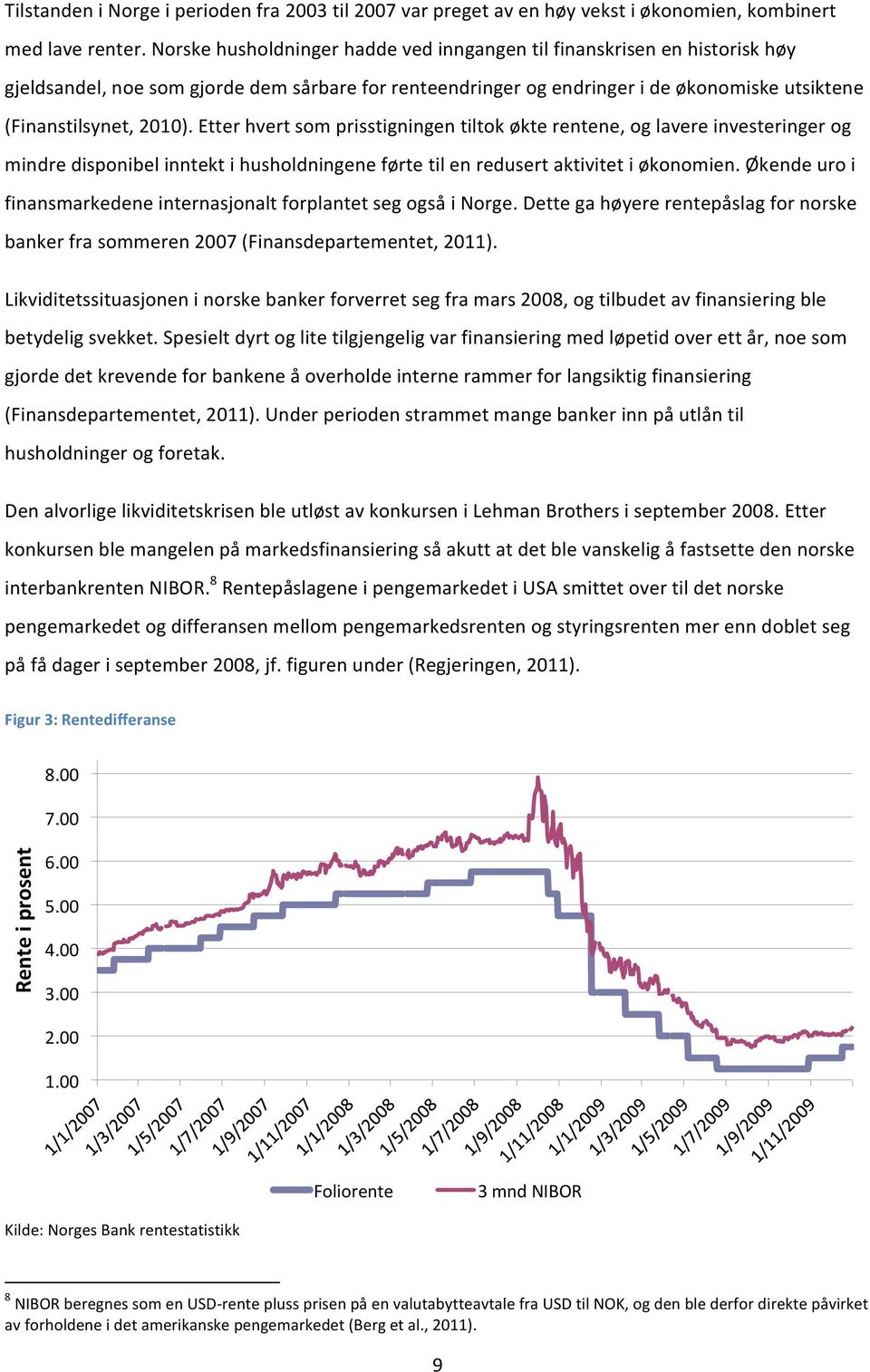 Etter hvert som prisstigningen tiltok økte rentene, og lavere investeringer og mindre disponibel inntekt i husholdningene førte til en redusert aktivitet i økonomien.