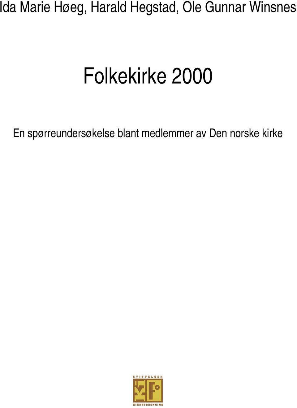 Folkekirke 2000 En