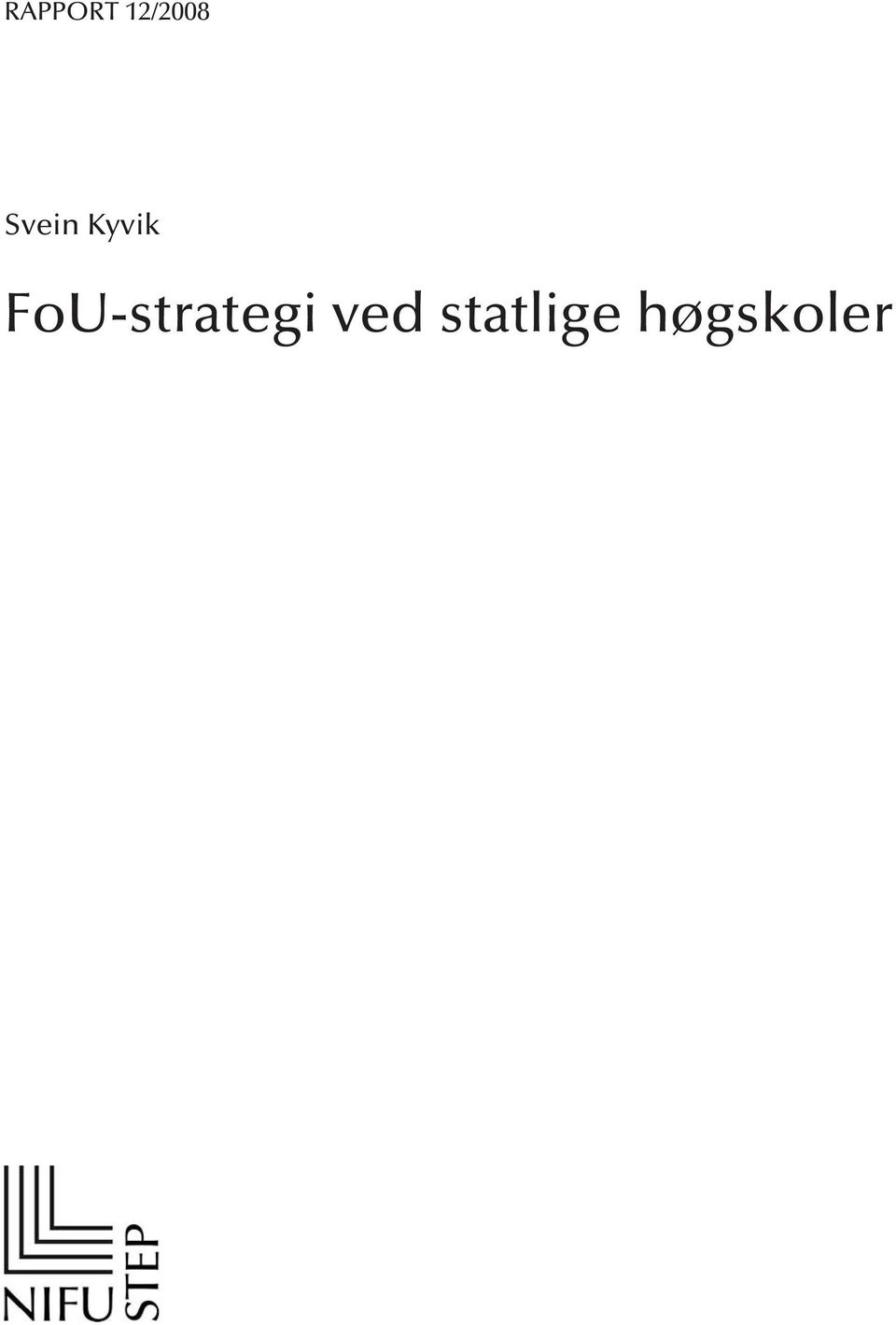 FoU-strategi