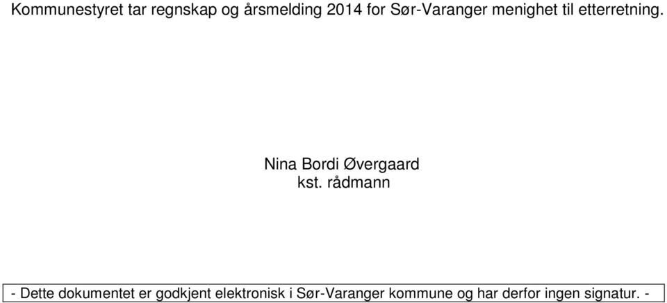 Nina Bordi Øvergaard kst.