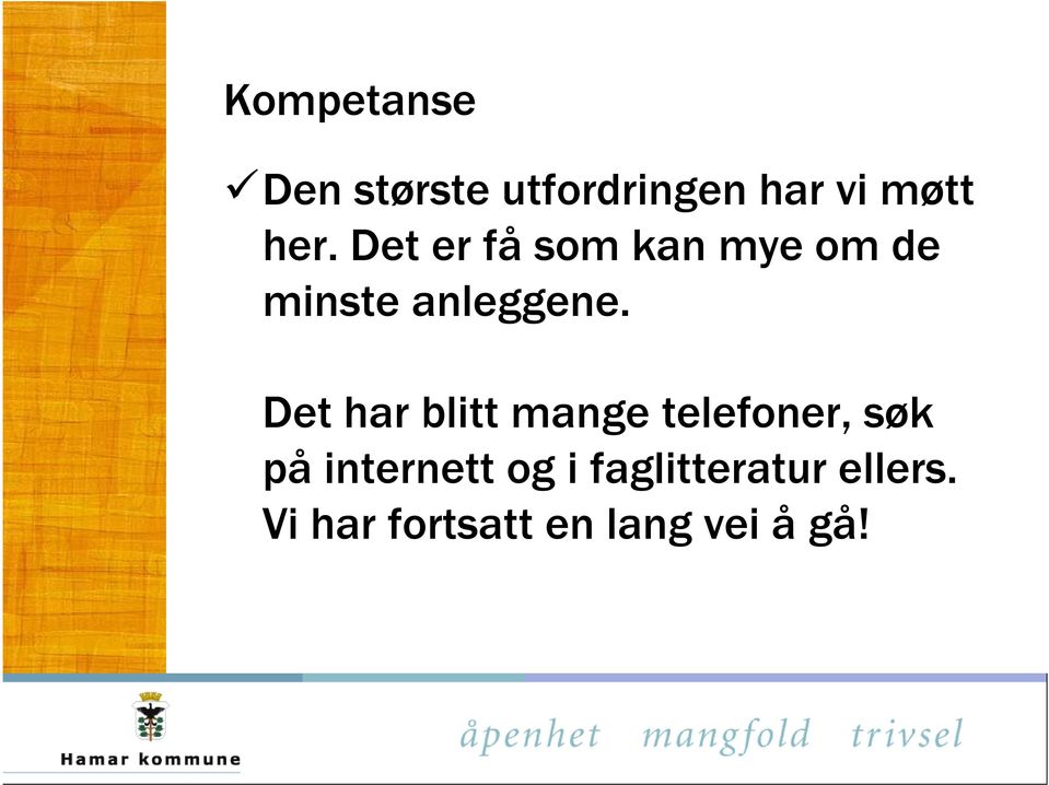 Det har blitt mange telefoner, søk på internett og