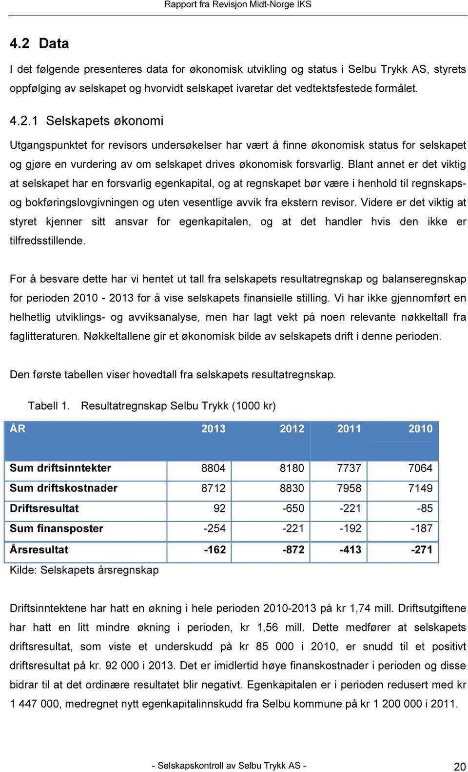 Videre er det viktig at styret kjenner sitt ansvar for egenkapitalen, og at det handler hvis den ikke er tilfredsstillende.