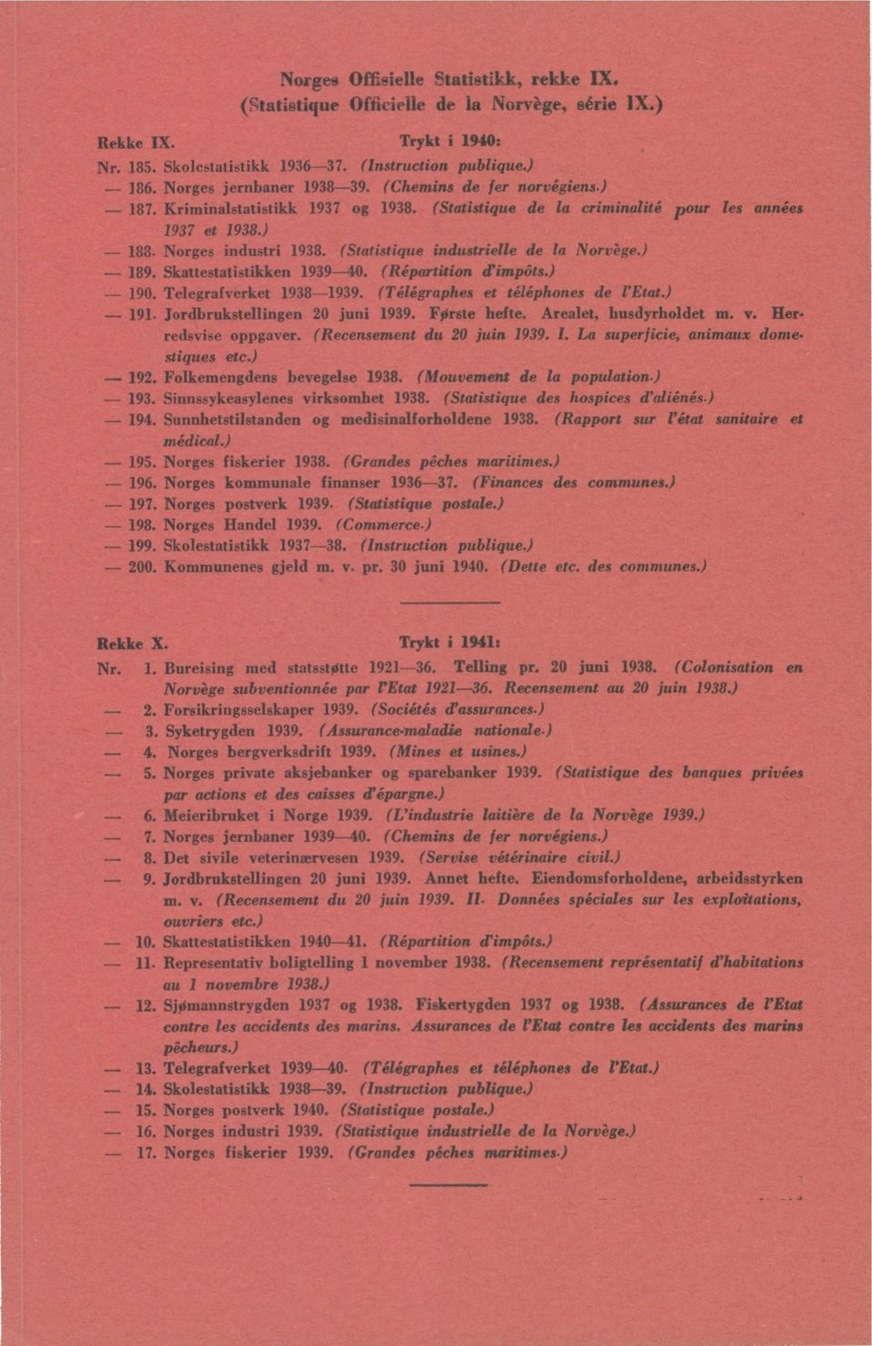 (Répartition d'impôts.) 0. Telegrafverket. (Télégraphes et téléphones de l'tat.). Jordbrukstellingen 0 juni. Første hefte. Arealet, husdyrholdet m. v. Herredsvise oppgaver. (Recensement du 0 juin. I.