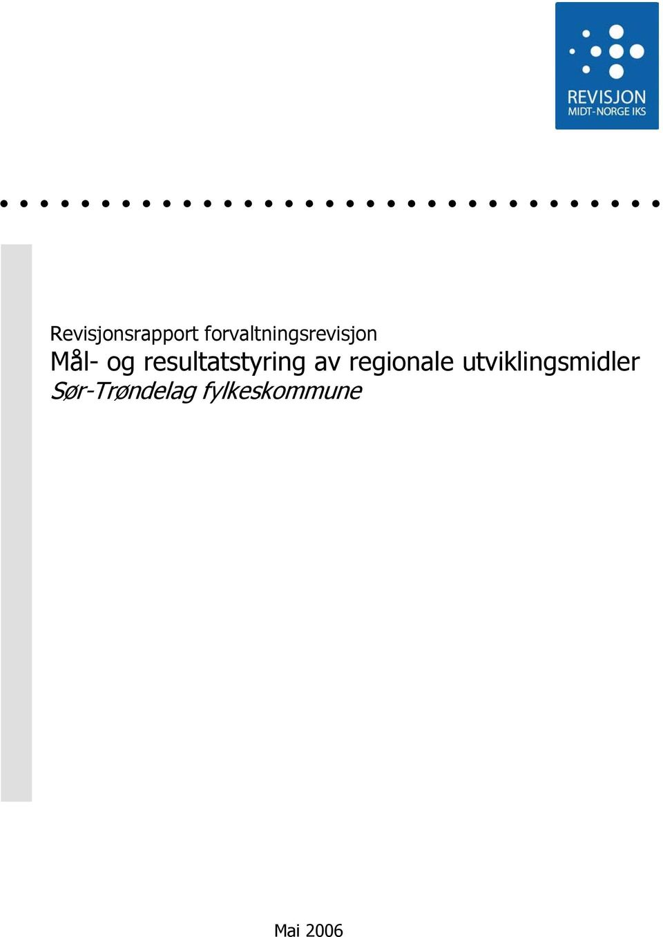 resultatstyring av regionale