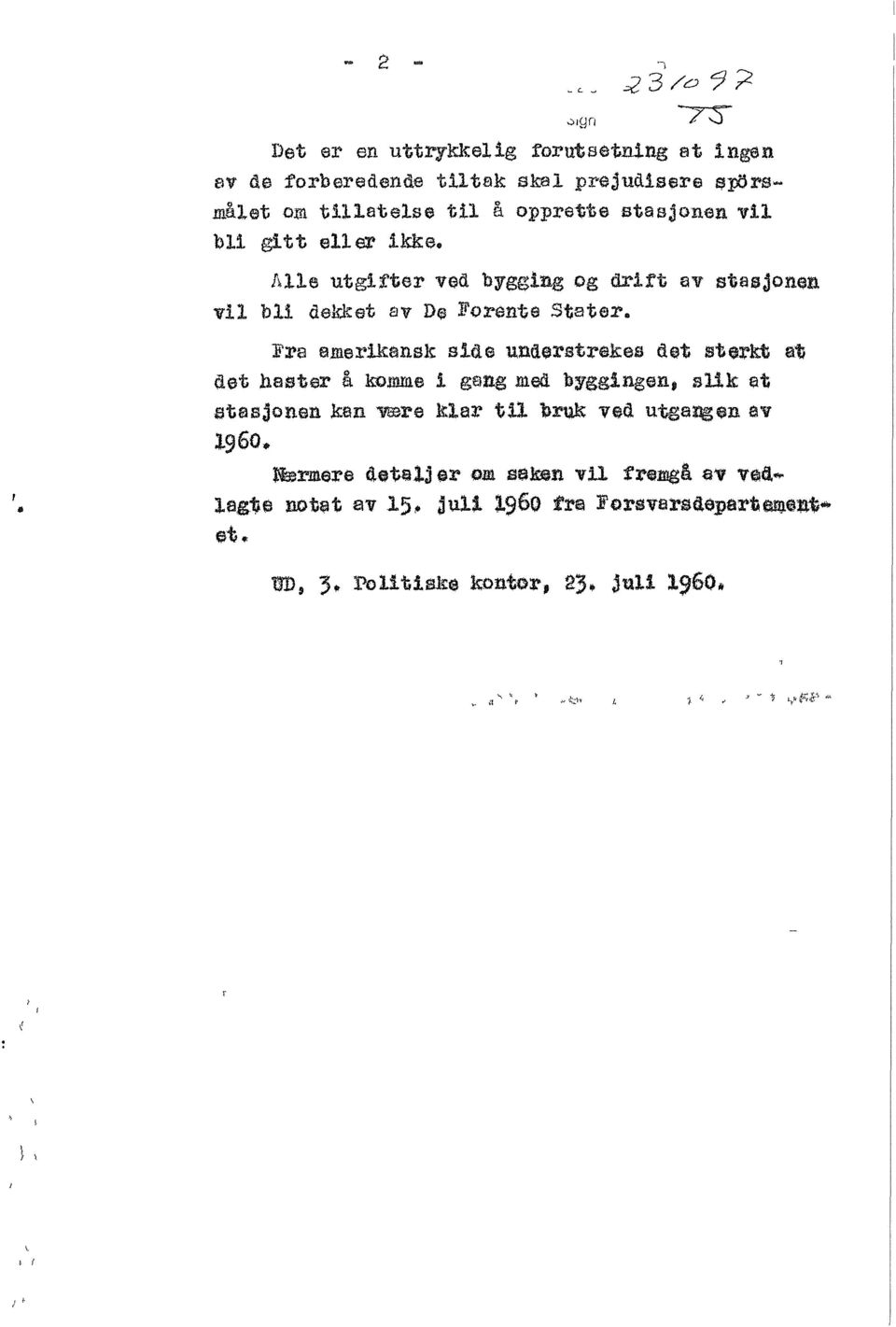 Ira øiaerikansk sia understrekes a t sterkt t5 åøt haøter å k»iam i gaag med byggingenj shk et ataejobøn kan ^ær klar til bruk T»d u-^ai^^n a 1960*