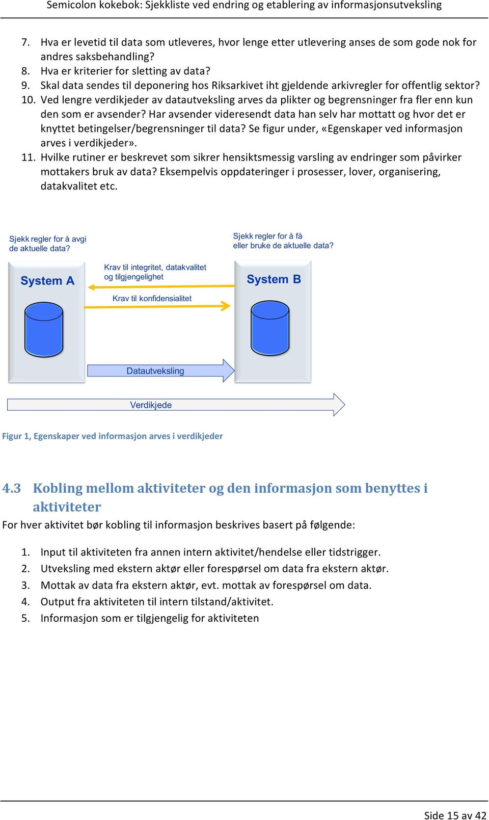 Vedlengreverdikjederavdatautvekslingarvesdaplikterogbegrensningerfraflerennkun densomeravsender?haravsendervideresendtdatahanselvharmottattoghvordeter knyttetbetingelser/begrensningertildata?