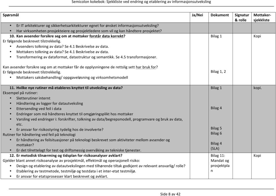 Se4.1Beskrivelseavdata. Mottakerstolkningavdata?Se4.1Beskrivelseavdata. Transformeringavdataformat,datastrukturogsemantikk.Se4.5transformasjoner.