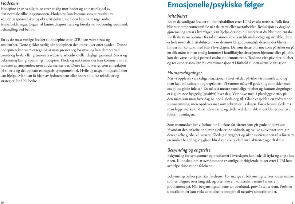 Legen vil kunne diagnostisere og foreskrive nødvendig medisinsk behandling ved behov. En av de mest vanlige årsaker til hodepine etter LTBI kan være stress og anspenthet.