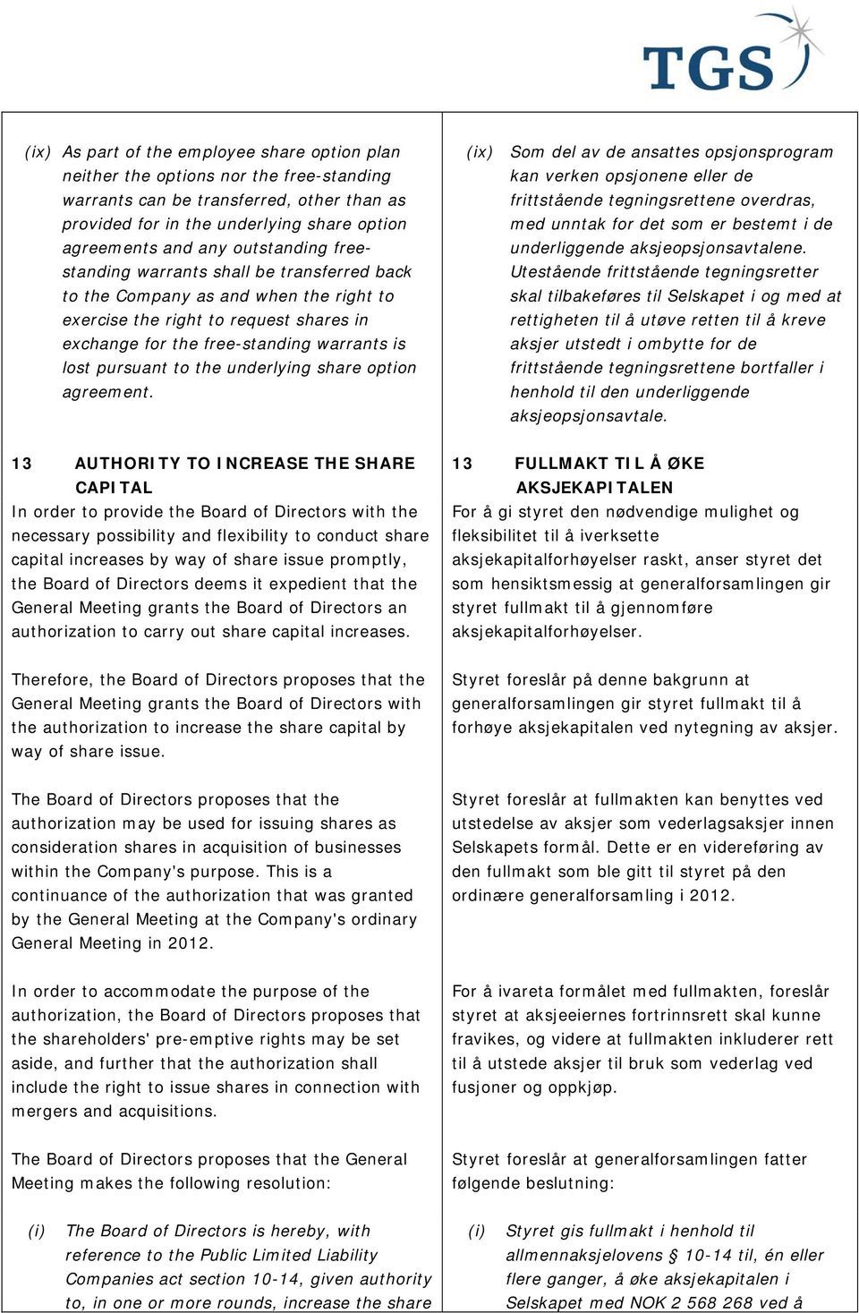 the underlying share option agreement.