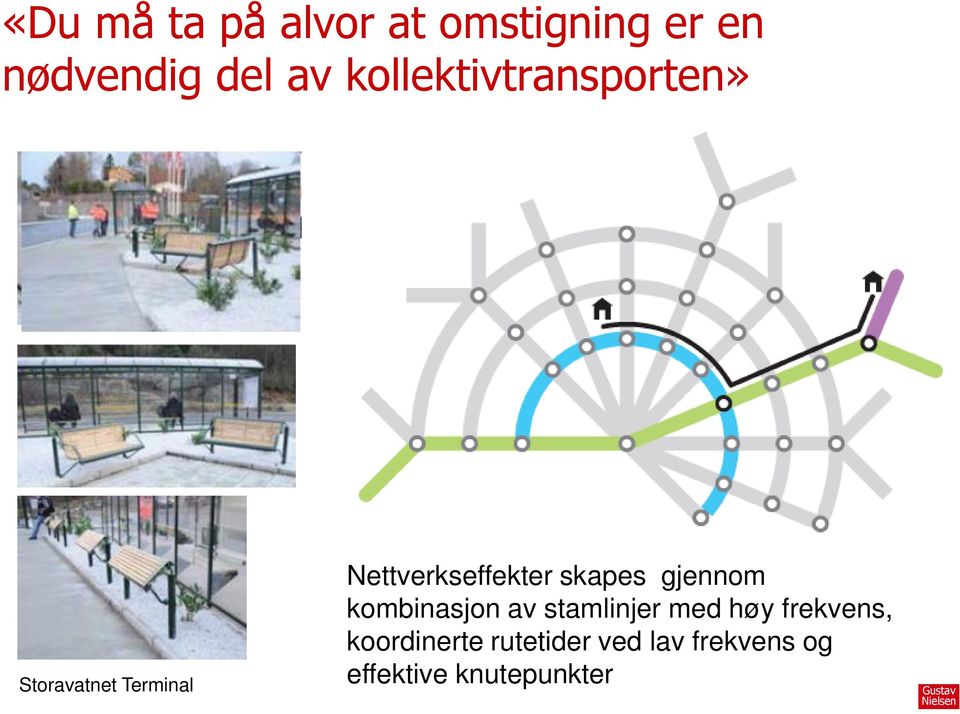 Nettverkseffekter skapes gjennom kombinasjon av stamlinjer