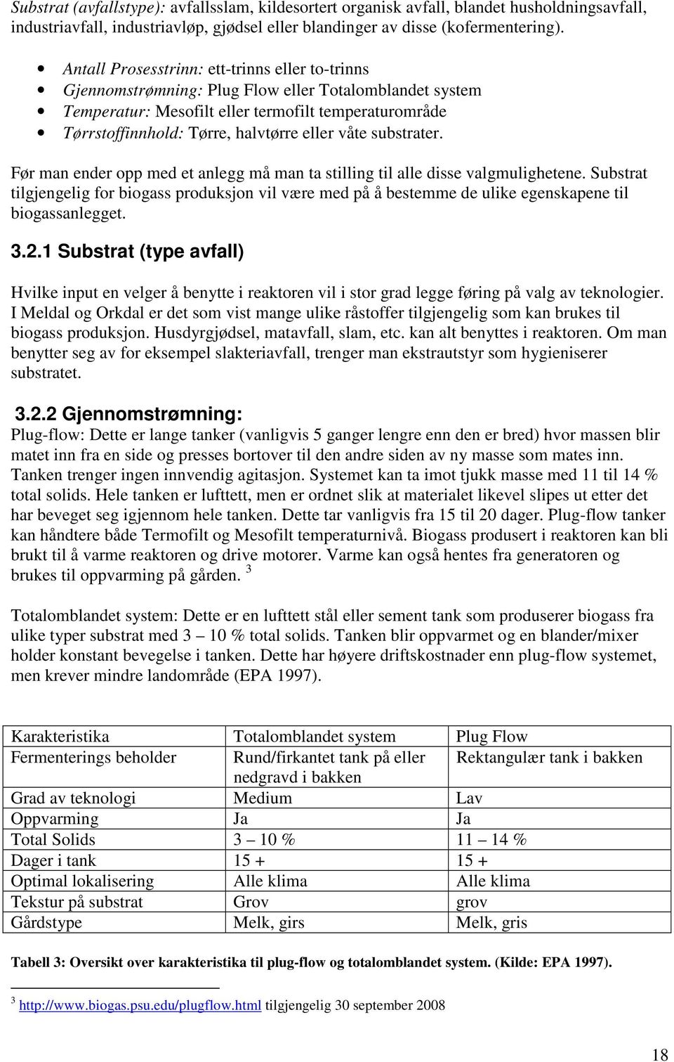 våte substrater. Før man ender opp med et anlegg må man ta stilling til alle disse valgmulighetene.