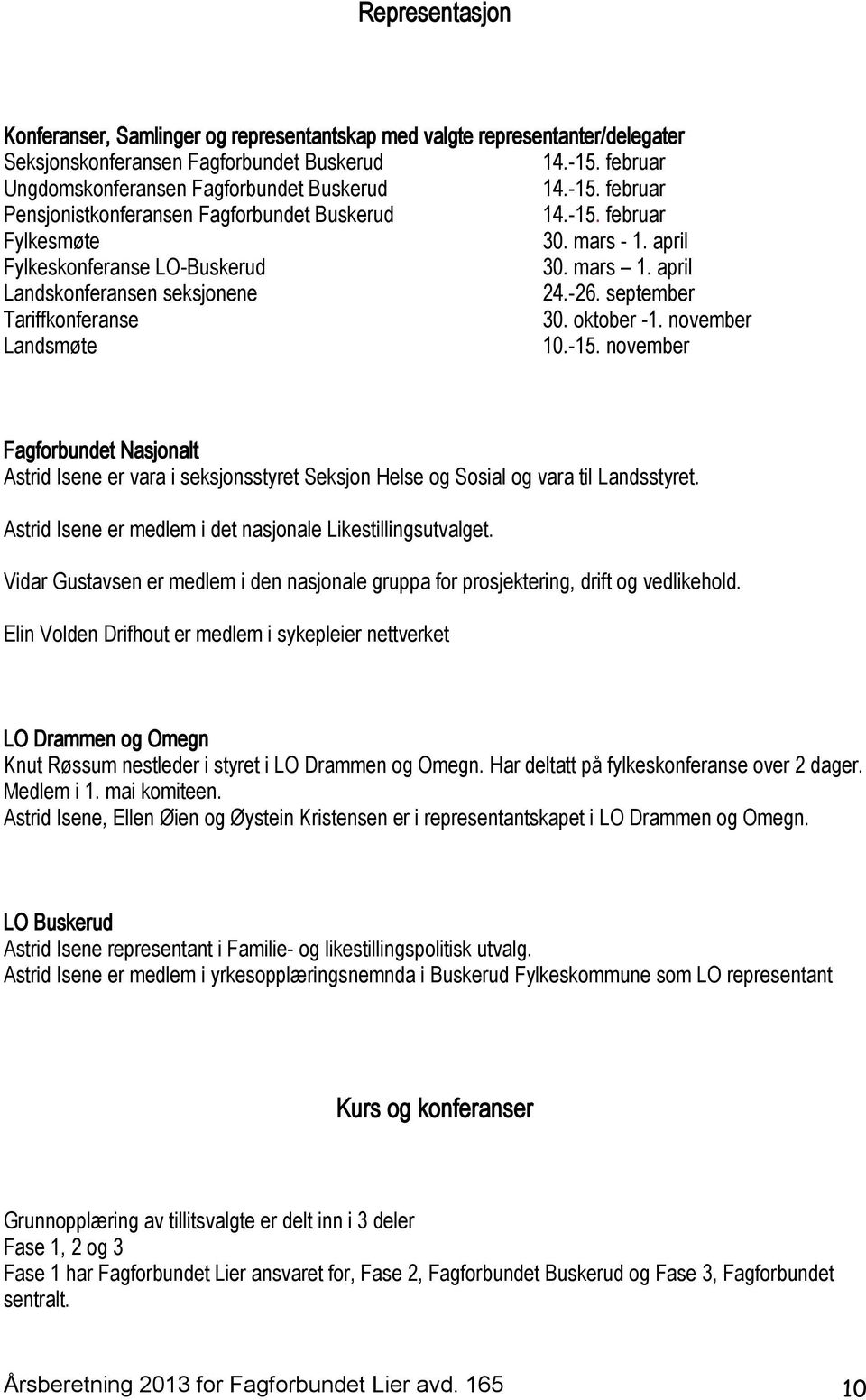 Astrid Isene er medlem i det nasjonale Likestillingsutvalget. Vidar Gustavsen er medlem i den nasjonale gruppa for prosjektering, drift og vedlikehold.