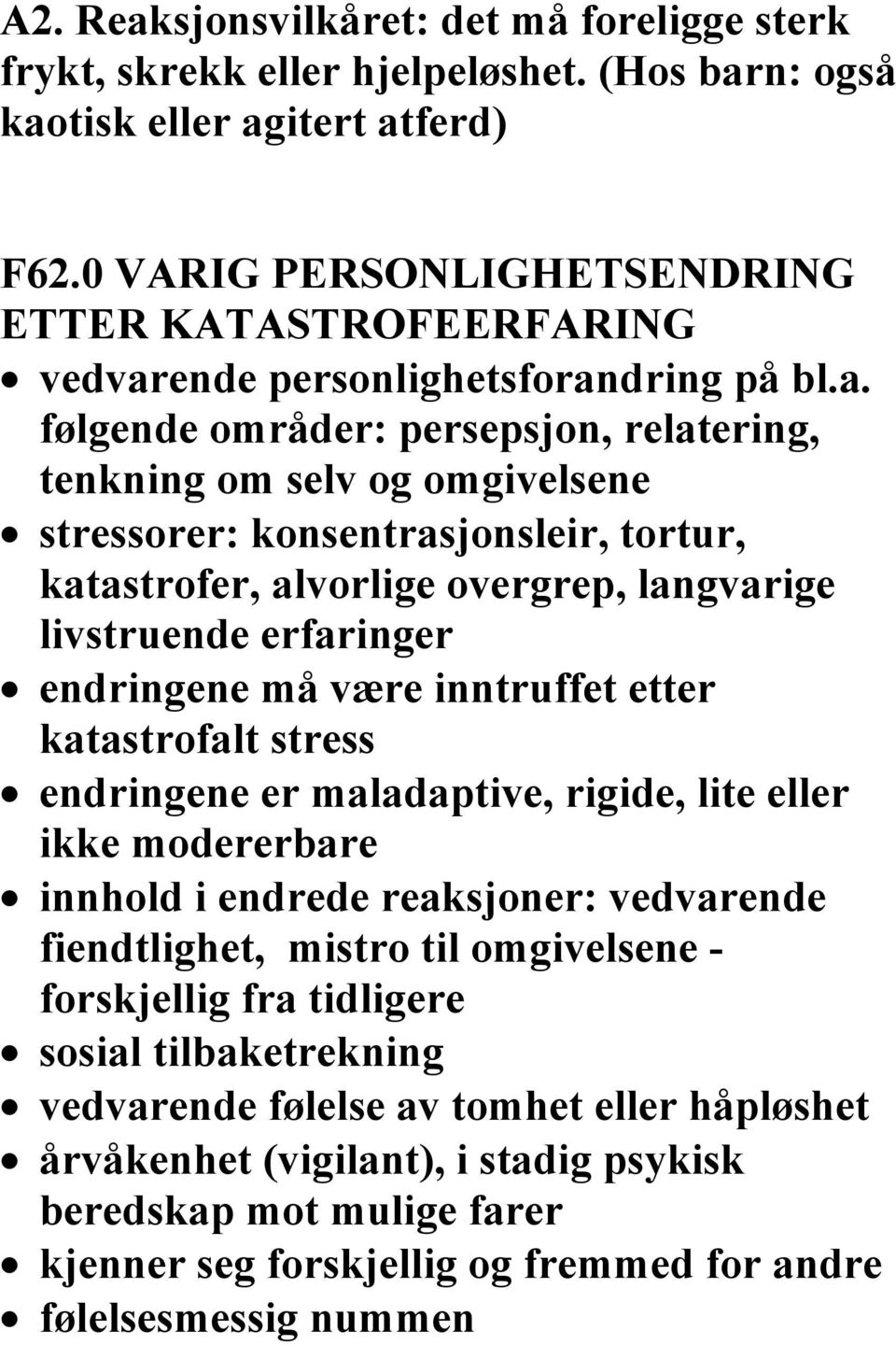 ende personlighetsforan