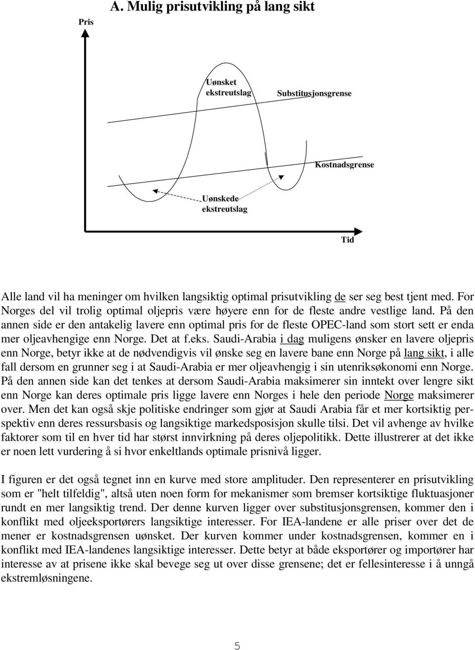 best tjent med. For Norges del vil trolig optimal oljepris være høyere enn for de fleste andre vestlige land.