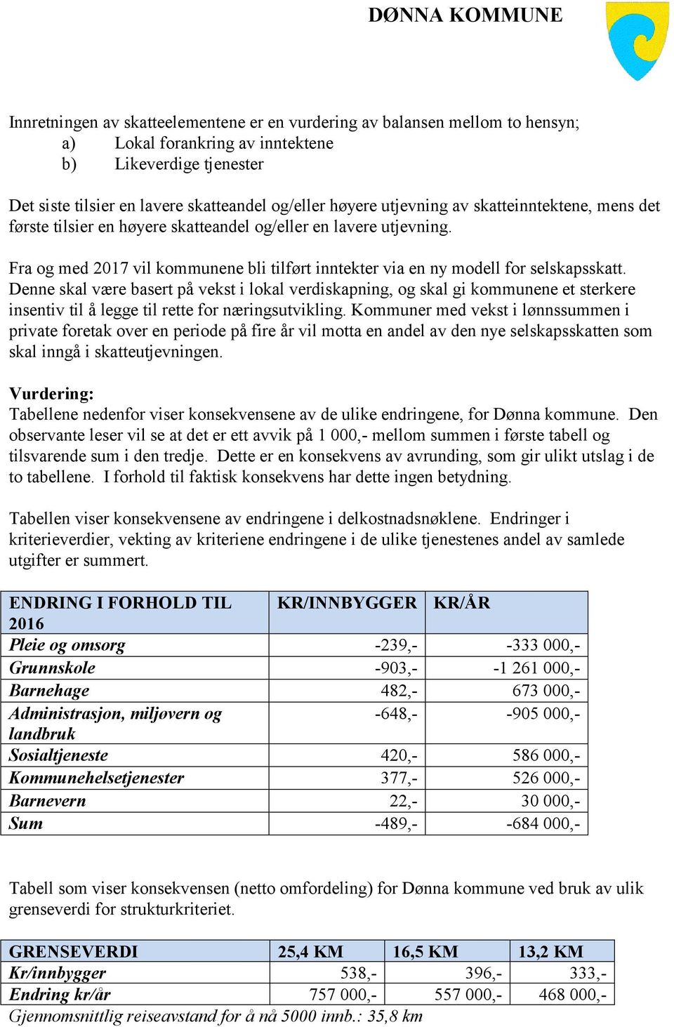 Denne skal være basert på vekst i lokal verdiskapning, og skal gi kommunene et sterkere insentiv til å legge til rette for næringsutvikling.