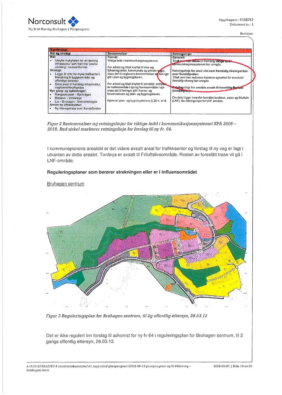 tralikanter i tilknytning til byggeområder og offendige tjenester Sikre areal til fremtidig infrastruktur, vog/tunnellbrutflyplass Nye gang- og sykkelveger: Rangøykrysset Bjellvågen Bådalen Ornfaraya